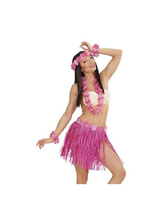 Set Hawai Rosa adulta