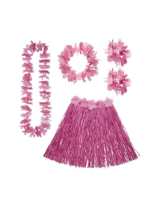 Set Hawai Rosa adulta