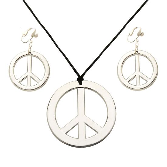 Set Hippie Colgante y Pendientes plata Set Hippie Colgante y Pendientes plata