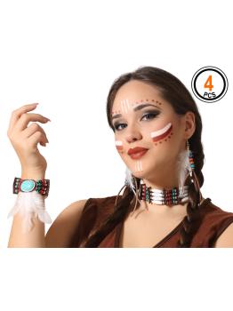 Set indio 4 piezas.