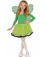 Set Infantil de Alas y Tutu Verde – Accesorio de Disfraz para Niñas