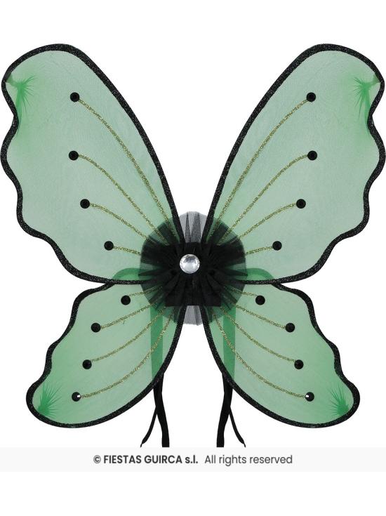 Set Infantil de Alas y Tutu Verde – Accesorio de Disfraz para Niñas