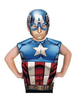 Set Party Super Heroes infantiles Capitán Ámerica