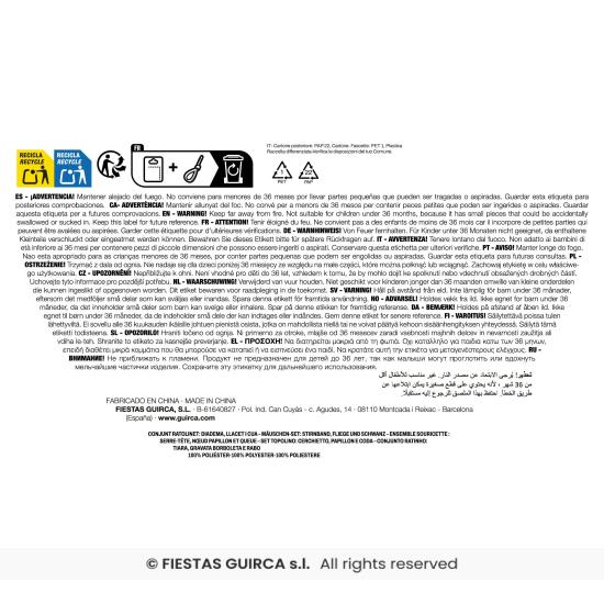 Set Ratoncito Infantil 3 Piezas – Cola, Diadema y Pajarita