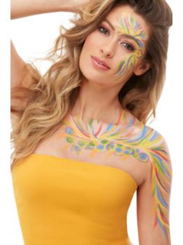 Set 7 colores Make-Up FX, Arcoíris con accesorios