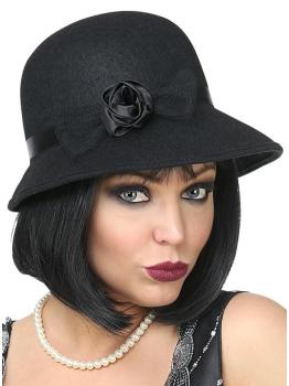 Sombrero Años 20 Negro