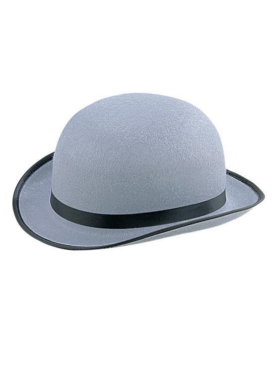Sombrero Bombín Gris fieltro.