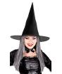 Sombrero Bruja con Pelo Gris