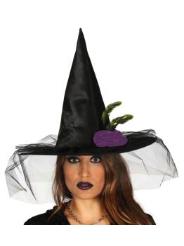 Sombrero Bruja con Velo