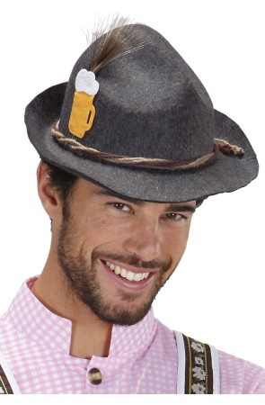 Sombrero Bávaro Lujo Fieltro.