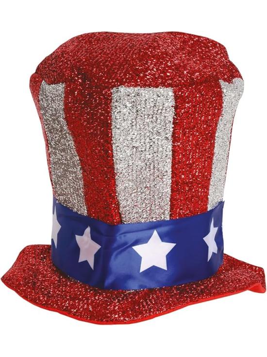 Sombrero de Copa con Bandera Americana del tío Sam