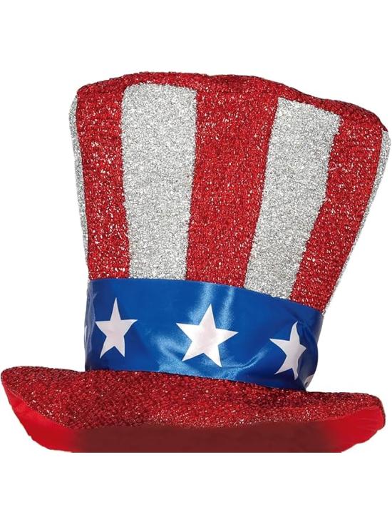 Sombrero de Copa con Bandera Americana del tío Sam