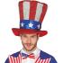 Sombrero de Copa con Bandera Americana del tío Sam