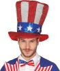 Sombrero de Copa con Bandera Americana del tío Sam