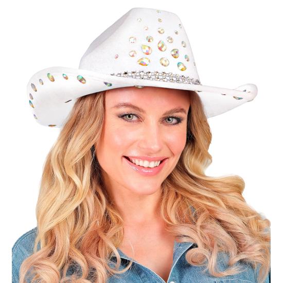 Sombrero Cowboy con Brillantes para Fiesta o Disfraz – Adulto Unisex