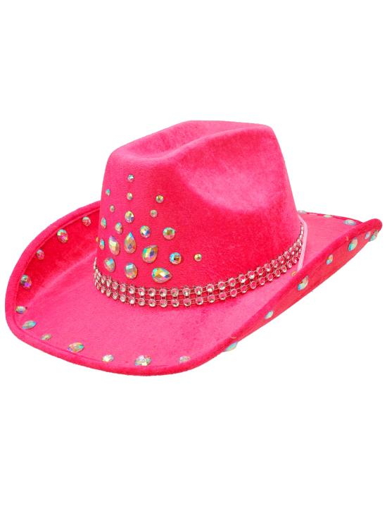 Sombrero Cowboy con Brillantes para Fiesta o Disfraz – Adulto Unisex