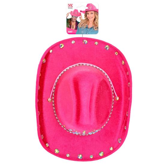 Sombrero Cowboy con Brillantes para Fiesta o Disfraz – Adulto Unisex