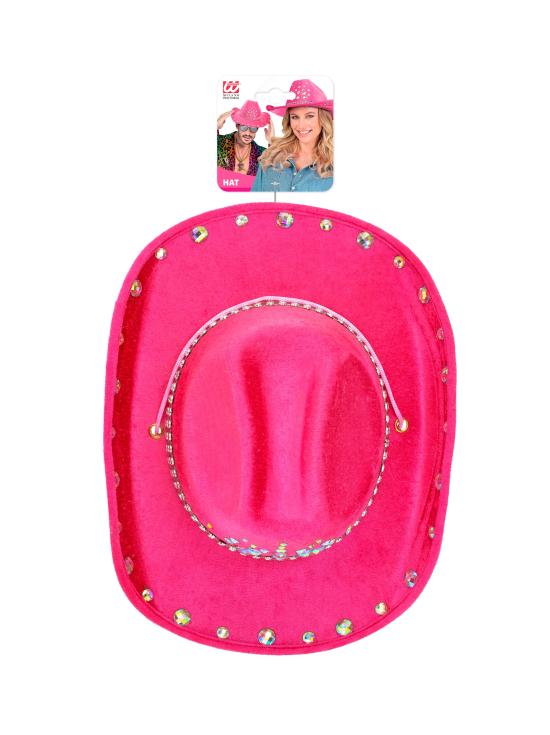Sombrero Cowboy con Brillantes para Fiesta o Disfraz – Adulto Unisex