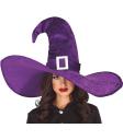Sombrero de Bruja XXL Lila para Halloween