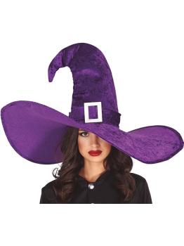 Sombrero de Bruja XXL Lila para Halloween