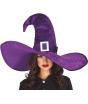 Sombrero de Bruja XXL Lila para Halloween