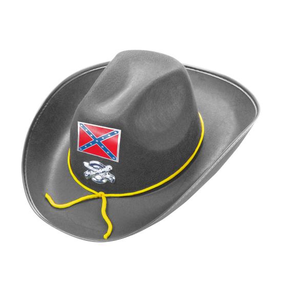 Sombrero de confederado americano para hombre