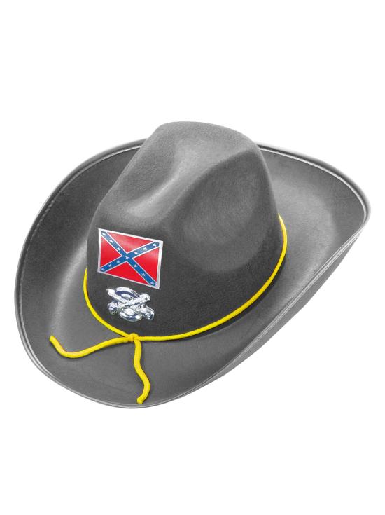 Sombrero de confederado americano para hombre