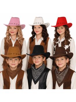 Sombrero de Cowboy de Símil Piel en 6 Colores