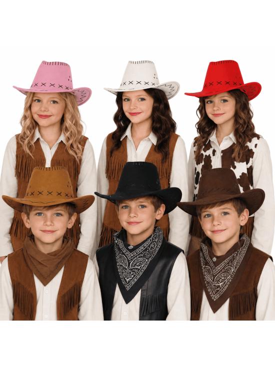 Sombrero de Cowboy de Símil Piel en 6 Colores
