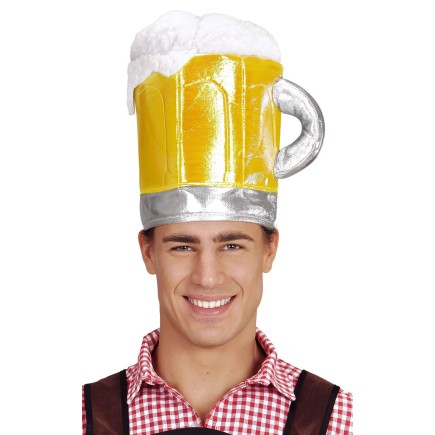 Sombrero de Jarra De Cerveza.Lujo