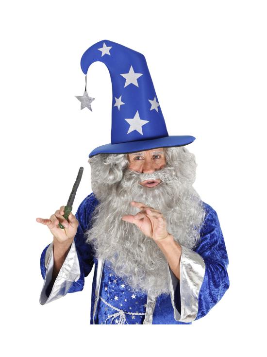 Sombrero de Mago con Estrellas para Adulto