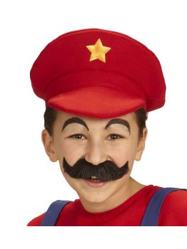 Sombrero de Mario Bross Fontanero infantil