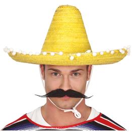 Sombrero de Mexicano Amarillo 45 cms