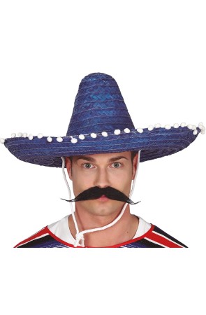 Sombrero de Mexicano Azul 50 cms