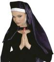 Cofia  de Monja Raso accesorio para disfraz