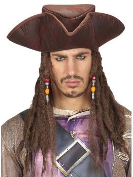 Sombrero de Pirata Caribe Lujo.