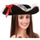 Sombrero de pirata con lazo mujer .