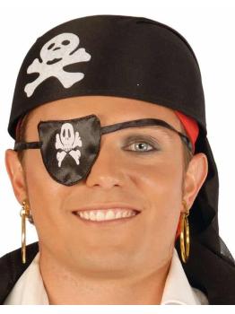 Sombrero de Pirata Tela Negro