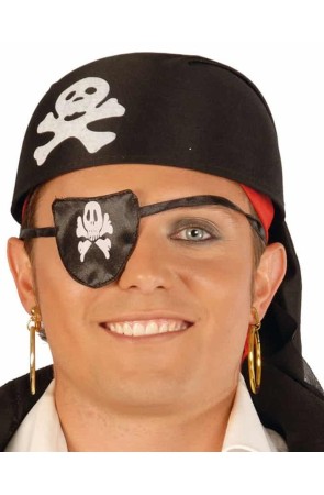 Sombrero de Pirata Tela Negro