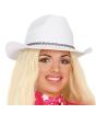 Sombrero de pistolero del Oeste blanco