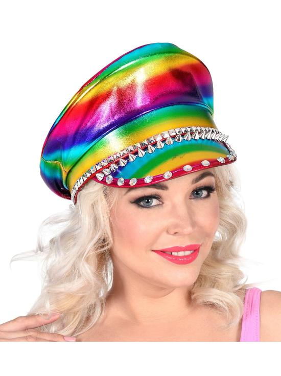 Sombrero de Rockero Arcoiris