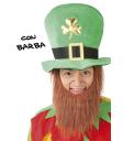 Sombrero de San Patricio con Barba   .
