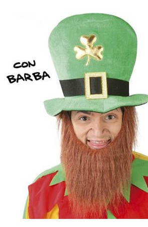 Sombrero de San Patricio con Barba   .