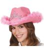 Sombrero de Vaquero en Color Rosa