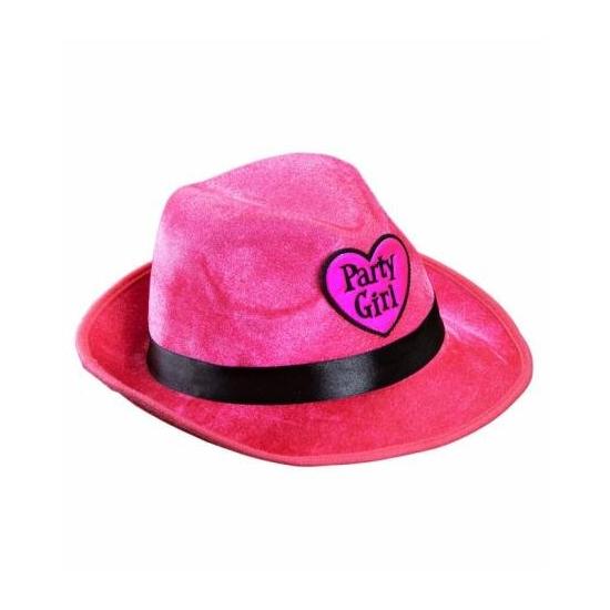 Sombrero Rosa Terciopelo Fiesta Chicas. Sombrero Rosa Terciopelo Fiesta Chicas.