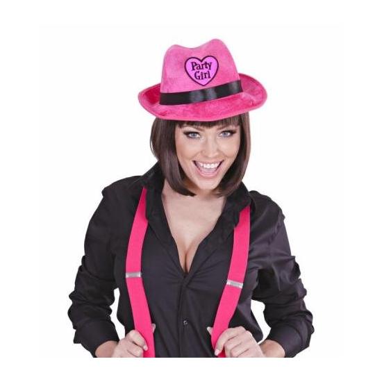 Sombrero Rosa Terciopelo Fiesta Chicas. Sombrero Rosa Terciopelo Fiesta Chicas.