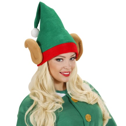 Holibanna sombrero de duende de navidad con cascabeles orejas fiesta fiesta disfraz favores regalos accesorios 