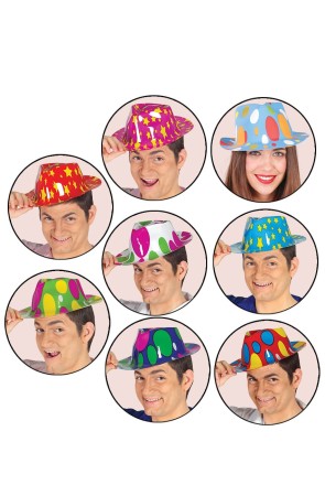 Sombrero Gangster Plático Fiesta