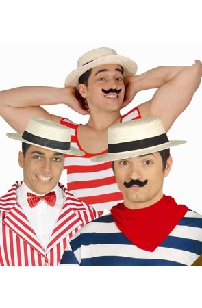 Sombrero Canotier o Gondolero