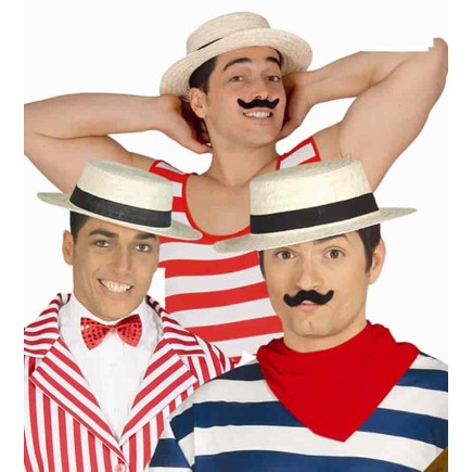 Sombrero Canotier o Gondolero